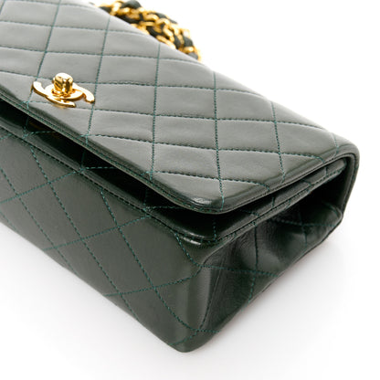 Chanel Lambskin Quilted Small Single Flap Green 11 of 11