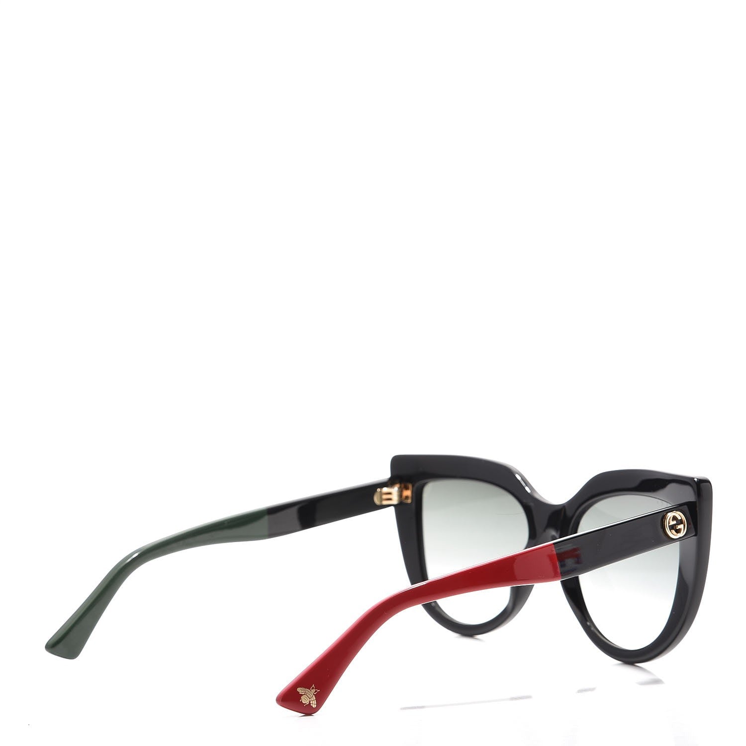Gucci Cat Eye Sunglasses GG 0164/S Black 4 of 8