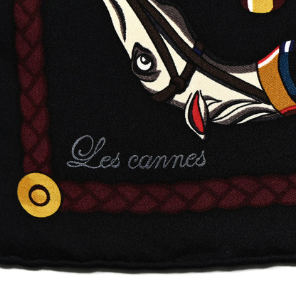 Hermes Silk Les Cannes Scarf 90 5 of 5