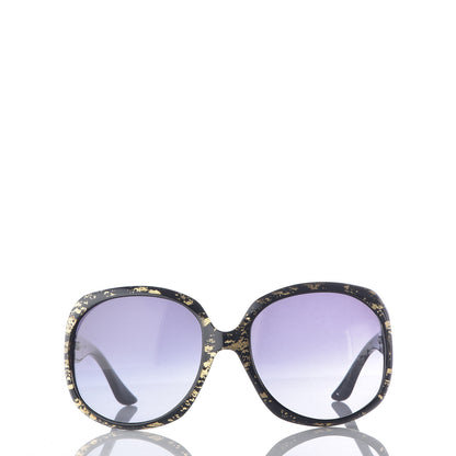 Christian Dior Dior Glossy 1 Gold Leaves Sunglasses Black 2 of 10