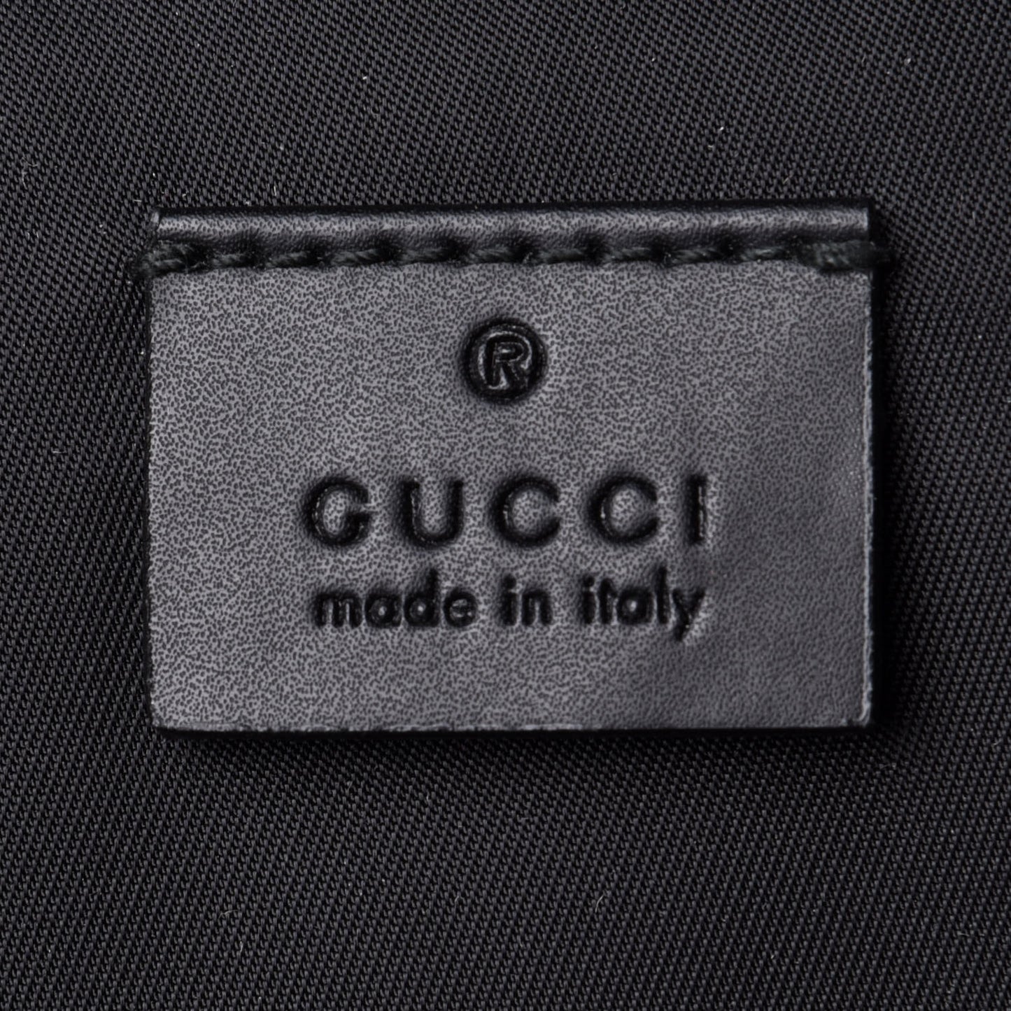 GG Supreme Monogram Web Belt Bag Black