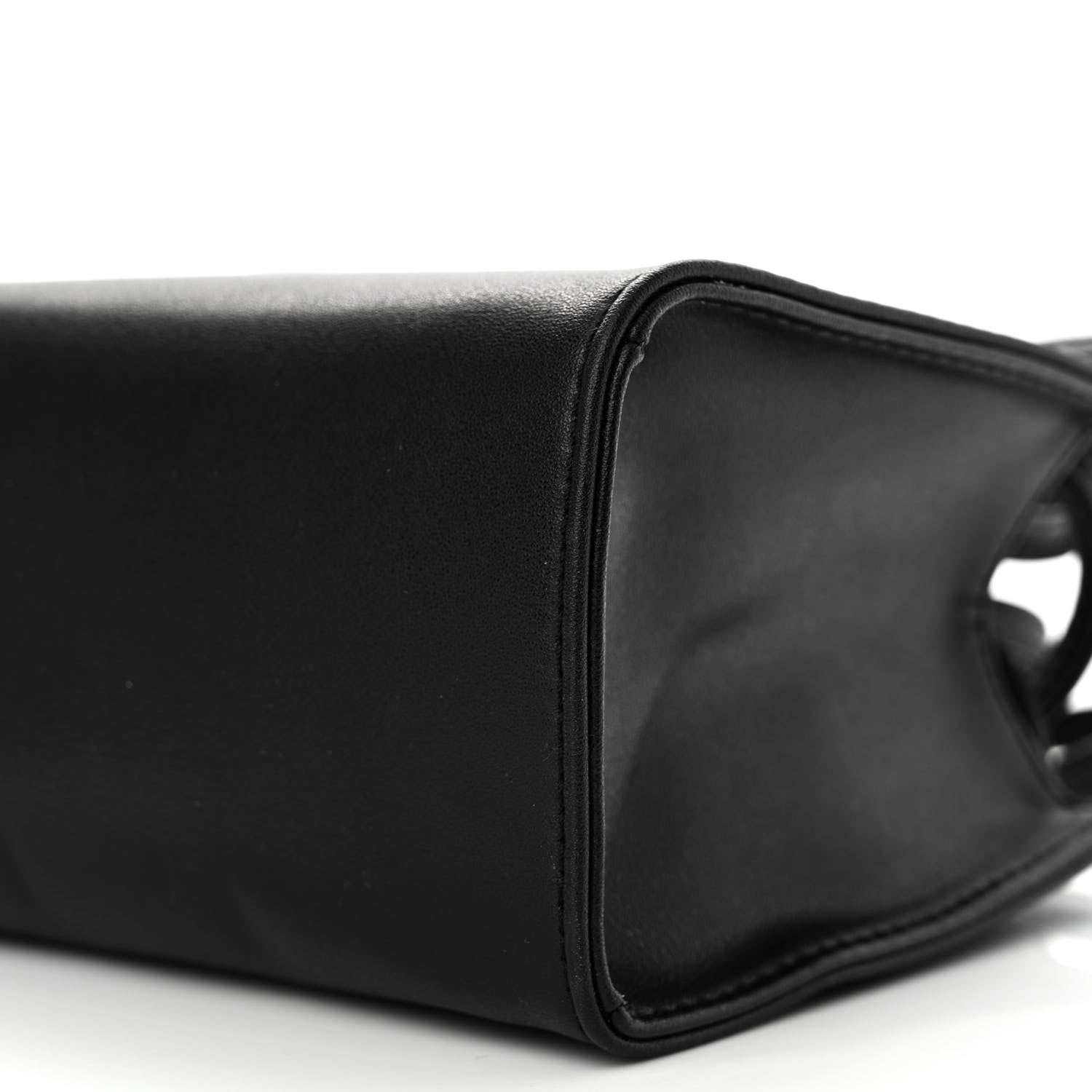 Telfar Vegan Leather Small Shopping Bag Black 10 of 10