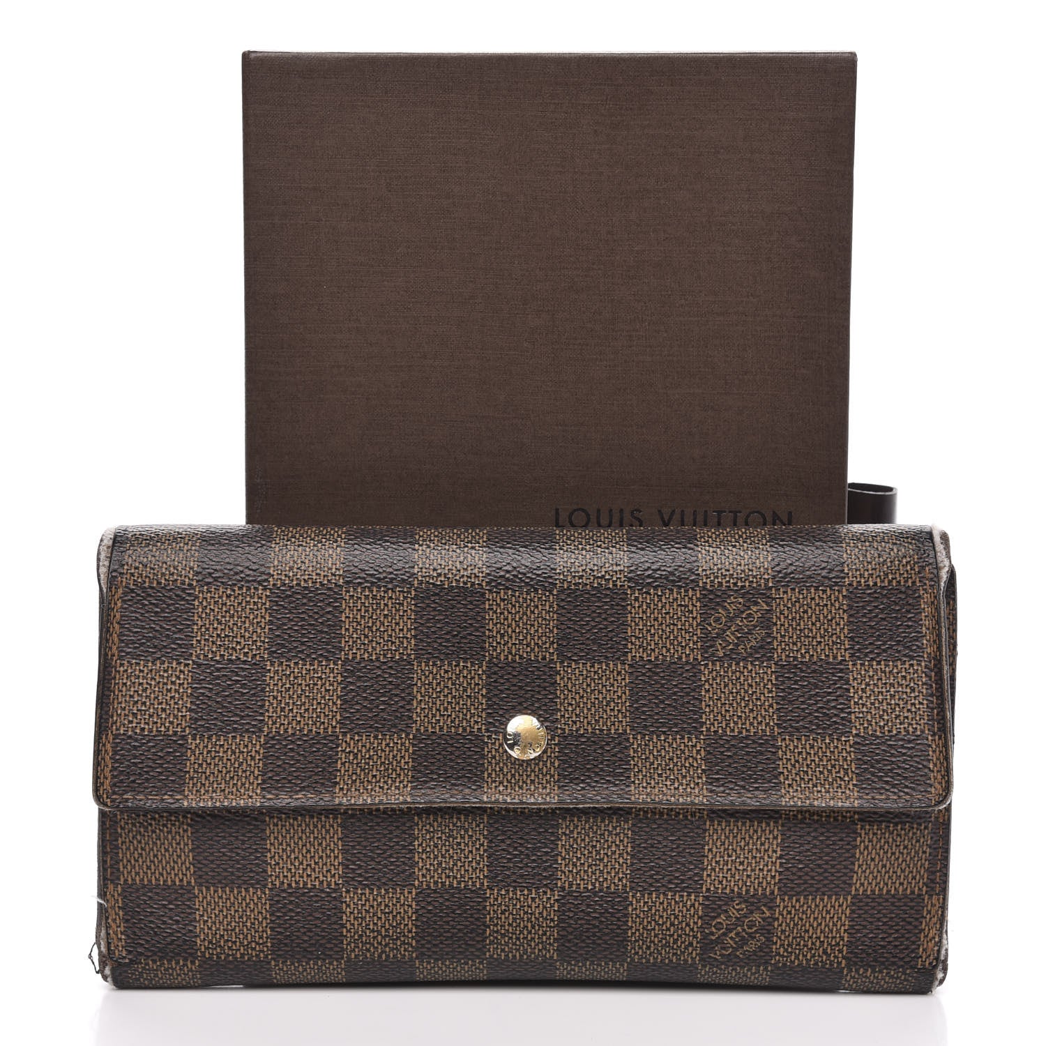 Louis Vuitton Damier Ebene Porte Tresor International Wallet 16 of 16