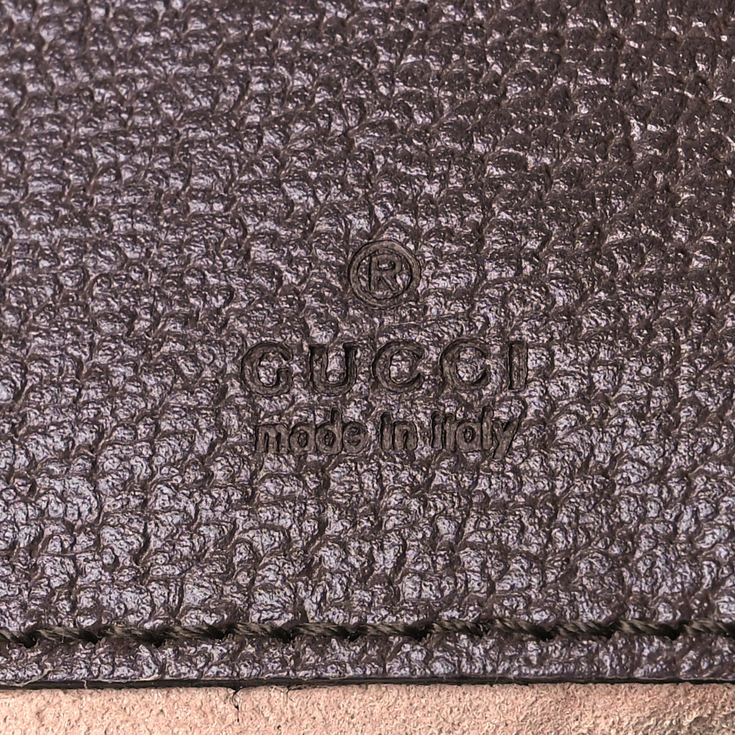 GG Supreme Monogram Textured Calfskin Web Mini Ophidia Half Moon Hobo Beige Ebony New Acero