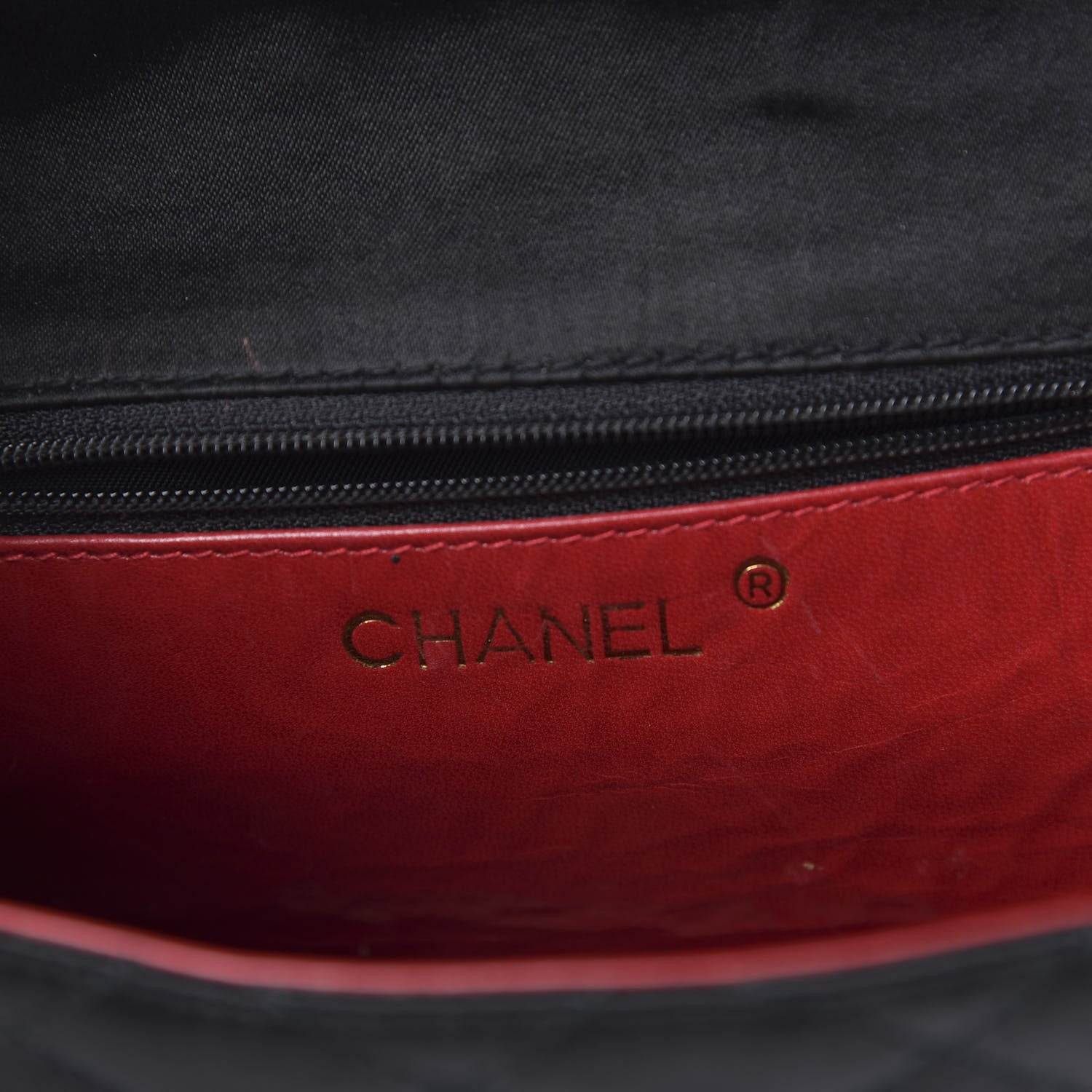 Chanel Satin Quilted Tassel Mini Flap Black 5 of 11