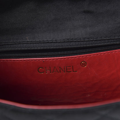 Chanel Satin Quilted Tassel Mini Flap Black 5 of 11