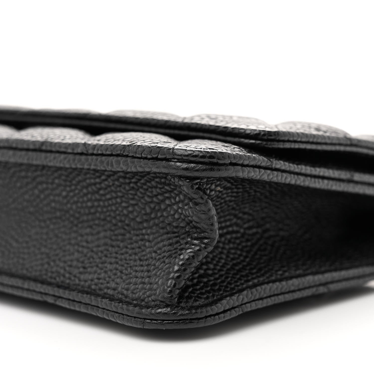 Chanel Caviar Quilted Wallet on Chain WOC Black 10 of 11