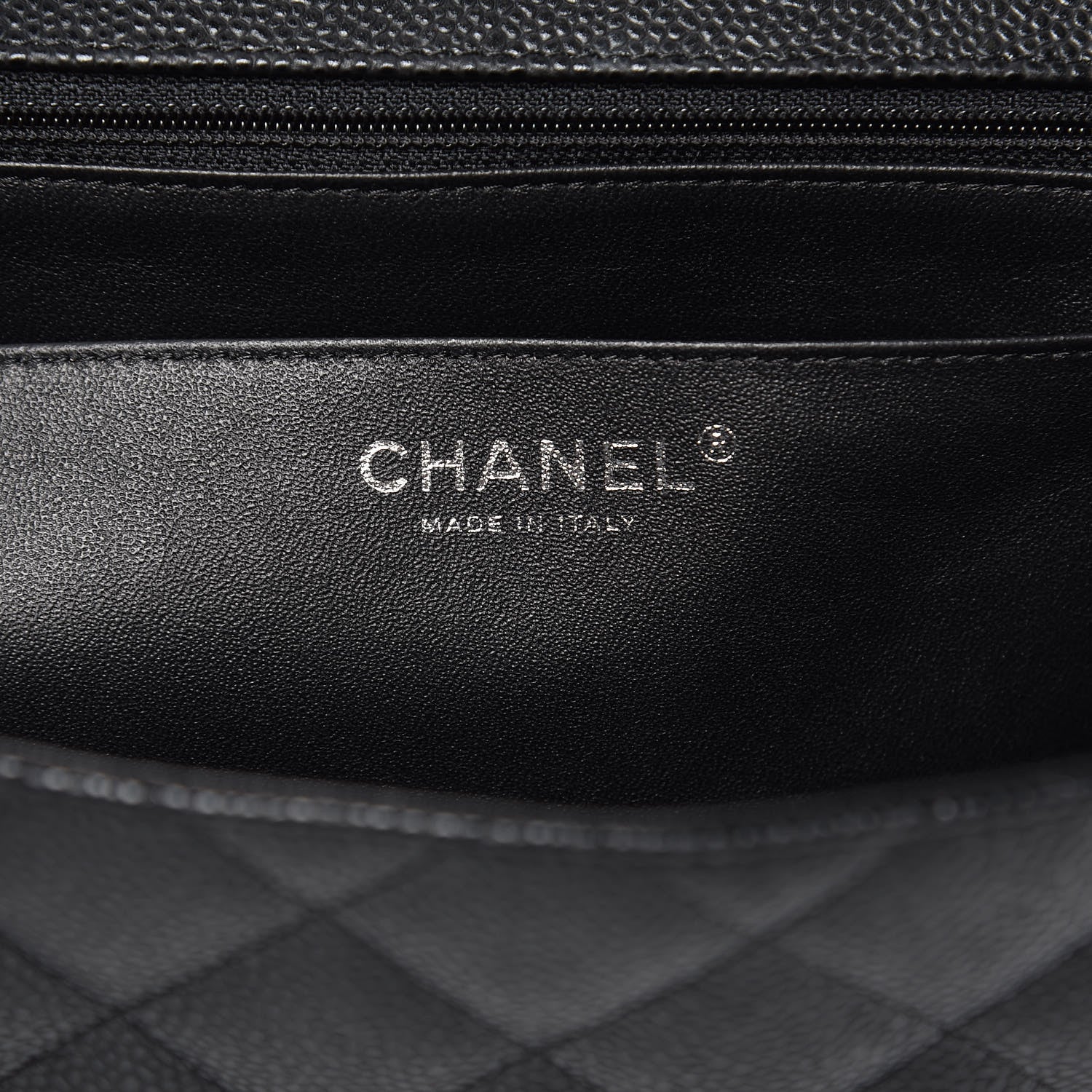 Chanel Caviar Quilted Maxi Single Flap Black 6 of 10