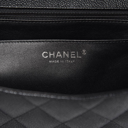 Chanel Caviar Quilted Maxi Single Flap Black 6 of 10