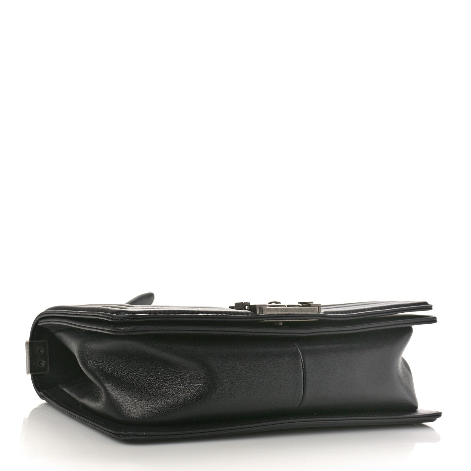Chanel Lambskin Quilted Medium Boy Flap Black 3 of 9