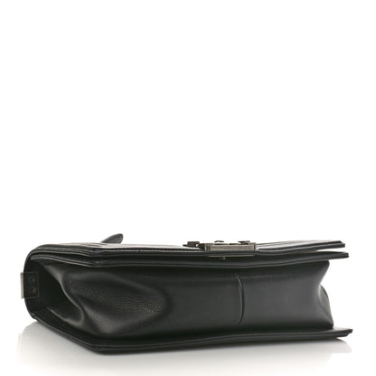 Chanel Lambskin Quilted Medium Boy Flap Black 3 of 9