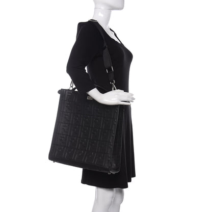 Fendi Nappa FF 1974 Embossed Peekaboo X-Lite Fit Black 2 of 10