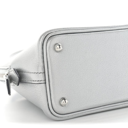Hermes Metallic Chevre Chamkilight Mini 1923 Bolide Argent 9 of 11