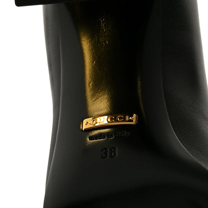Gucci Malaga Kid Horsebit 75mm Pumps 38 Black 8 of 10