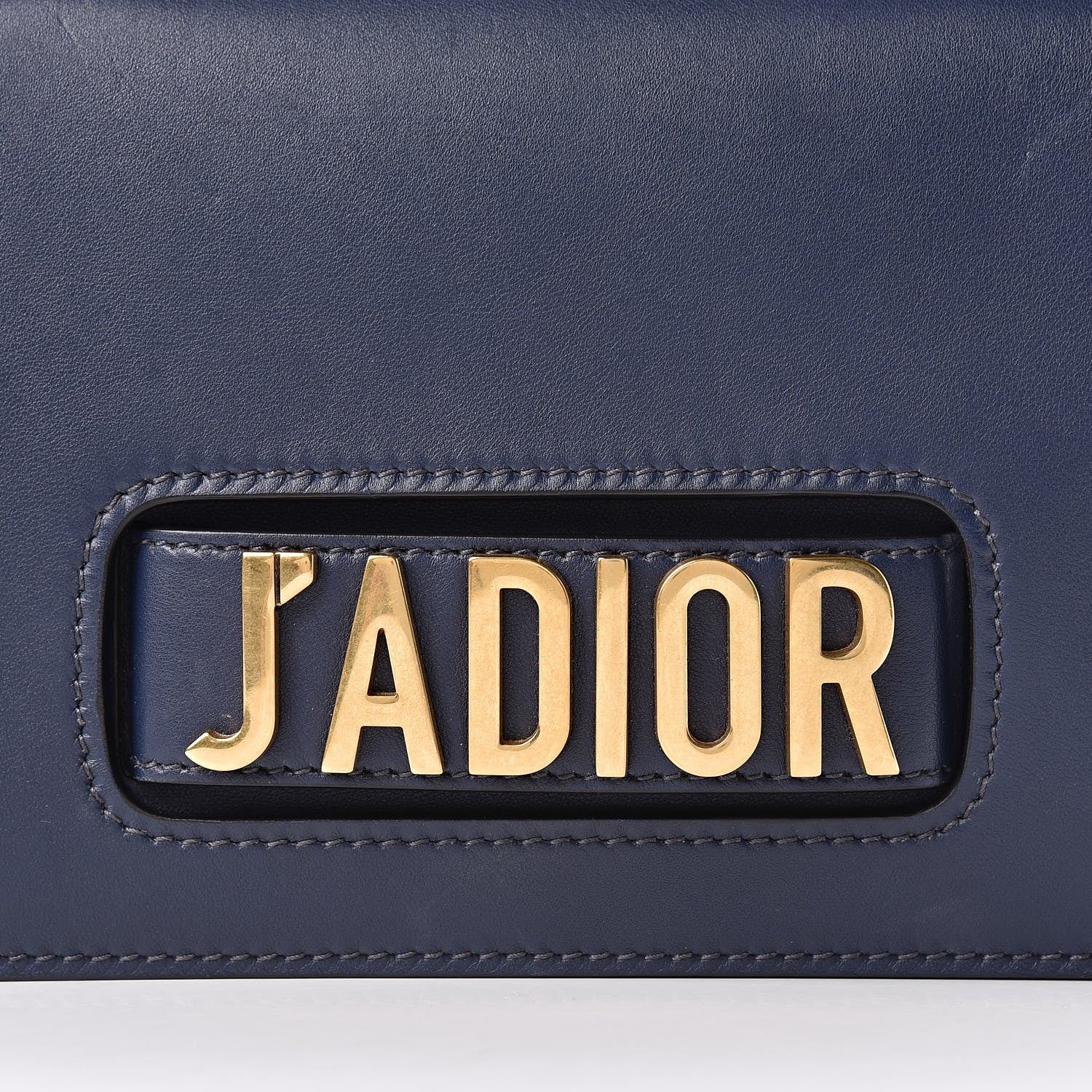 Christian Dior Calfskin J'Adior Chain Flap Bag Navy Blue 11 of 11