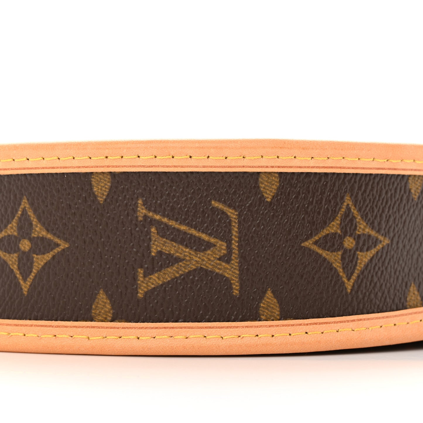 Monogram Perforated Demi Lune Orange