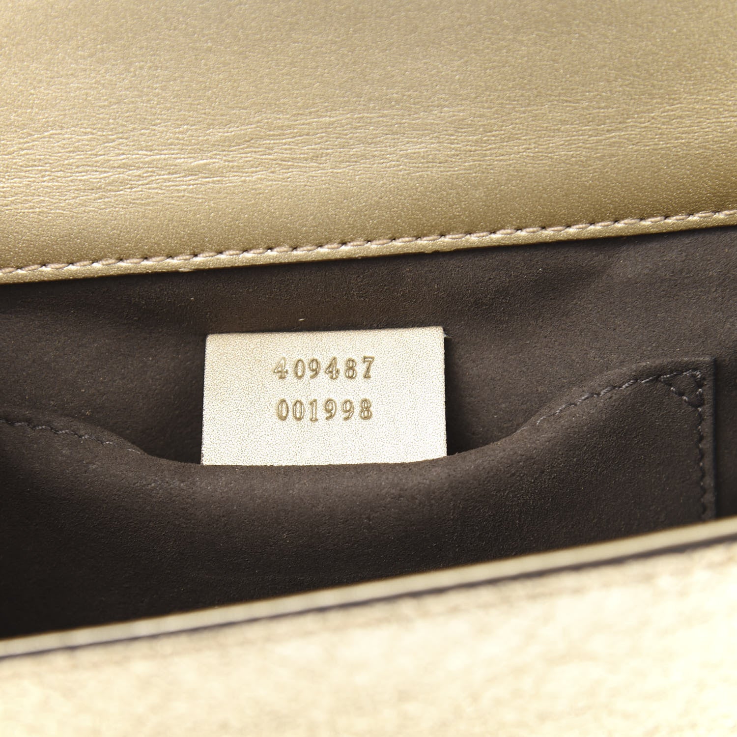 Gucci Galassia Small Padlock Shoulder Bag Platino 7 of 14