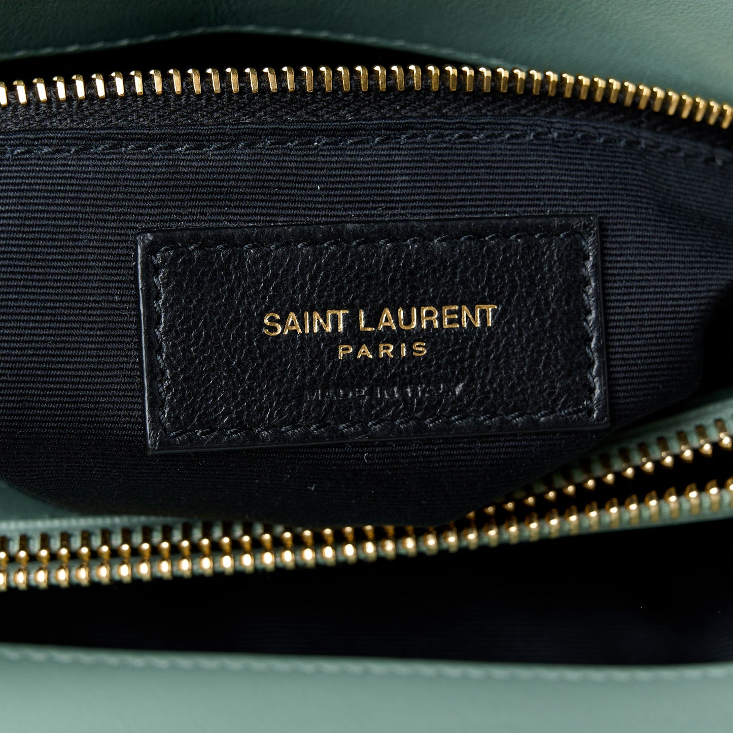 Suede Y Quilted Monogram Medium Loulou Chain Satchel Vert Opaline
