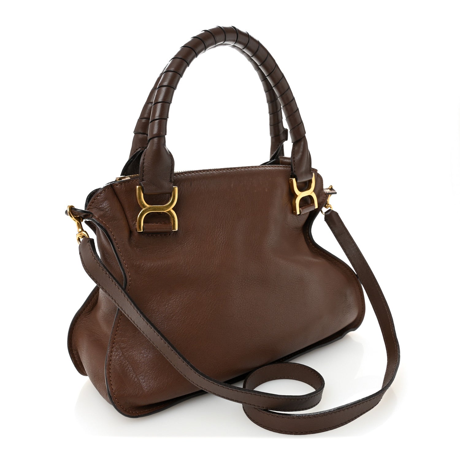 Chloe Calfskin Medium Marcie Satchel Ebony 3 of 13
