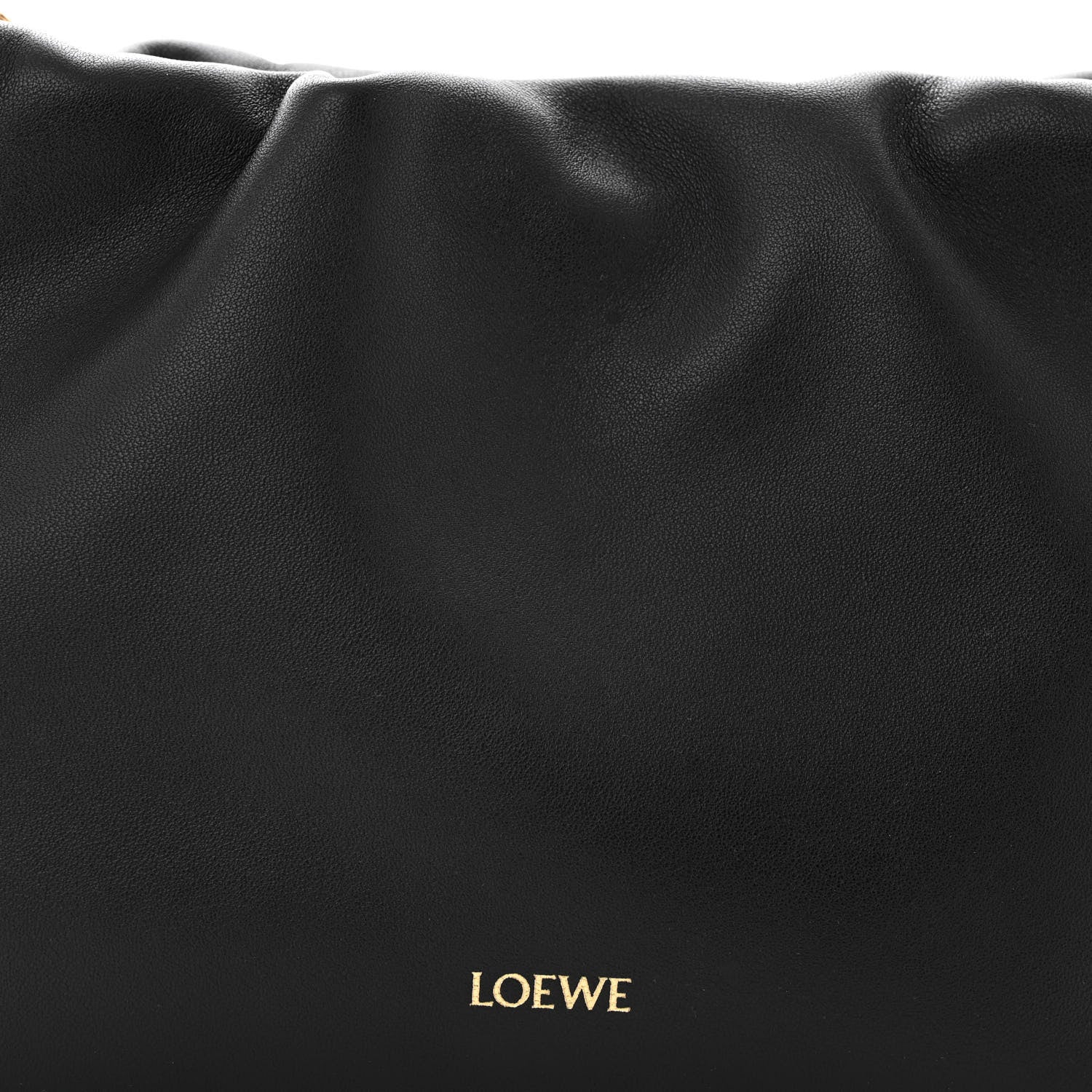 Loewe Mellow Nappa Donut Chain Flamenco Knot Clutch Black 8 of 11