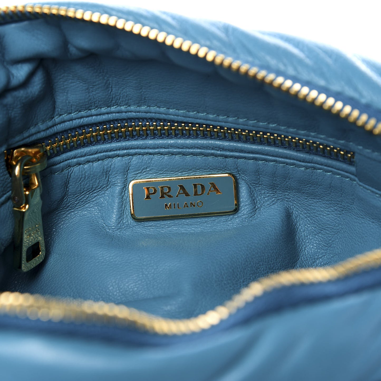 Nappa Bomber Crossbody Turchese