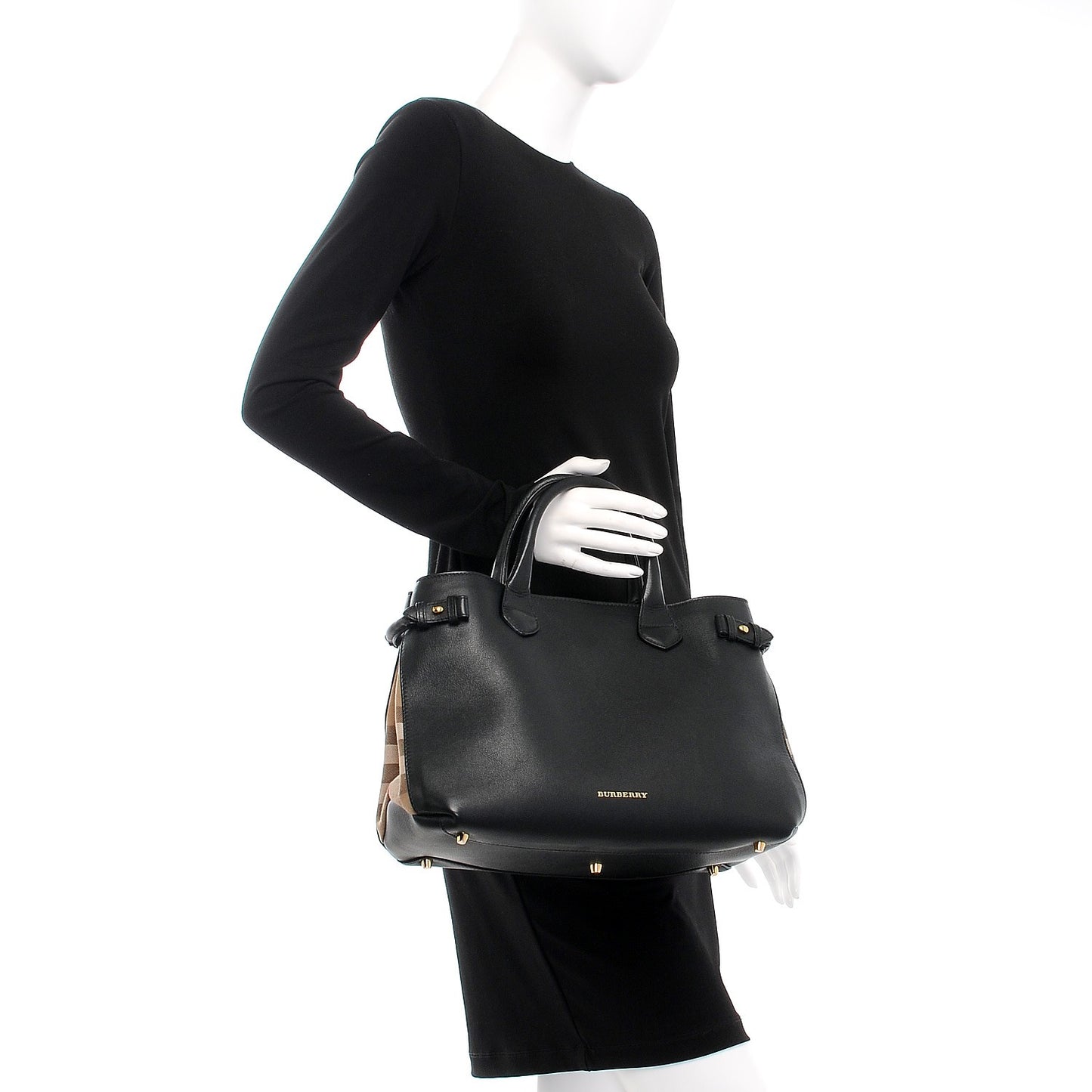 Caviar Quilted Grand Shopping Tote GST Black