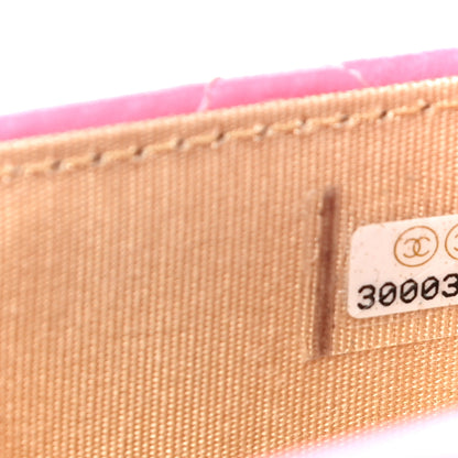 Chanel Lambskin Quilted Pearl Crush Clutch With Chain Pink 7 of 11