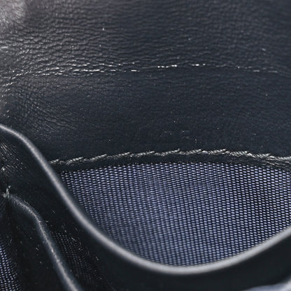 Christian Dior Oblique Saddle Card Holder Blue 7 of 11