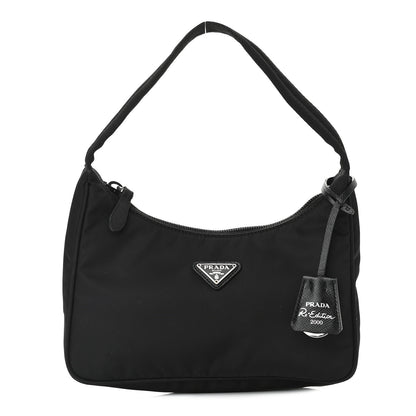 Prada Tessuto Nylon Mini Re-Edition 2000 Bag Black 1 of 8