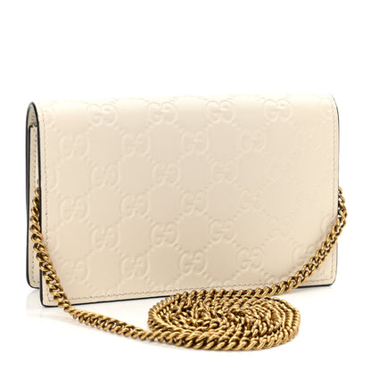 Gucci Guccissima Mini Cherry Chain Bag White 3 of 10