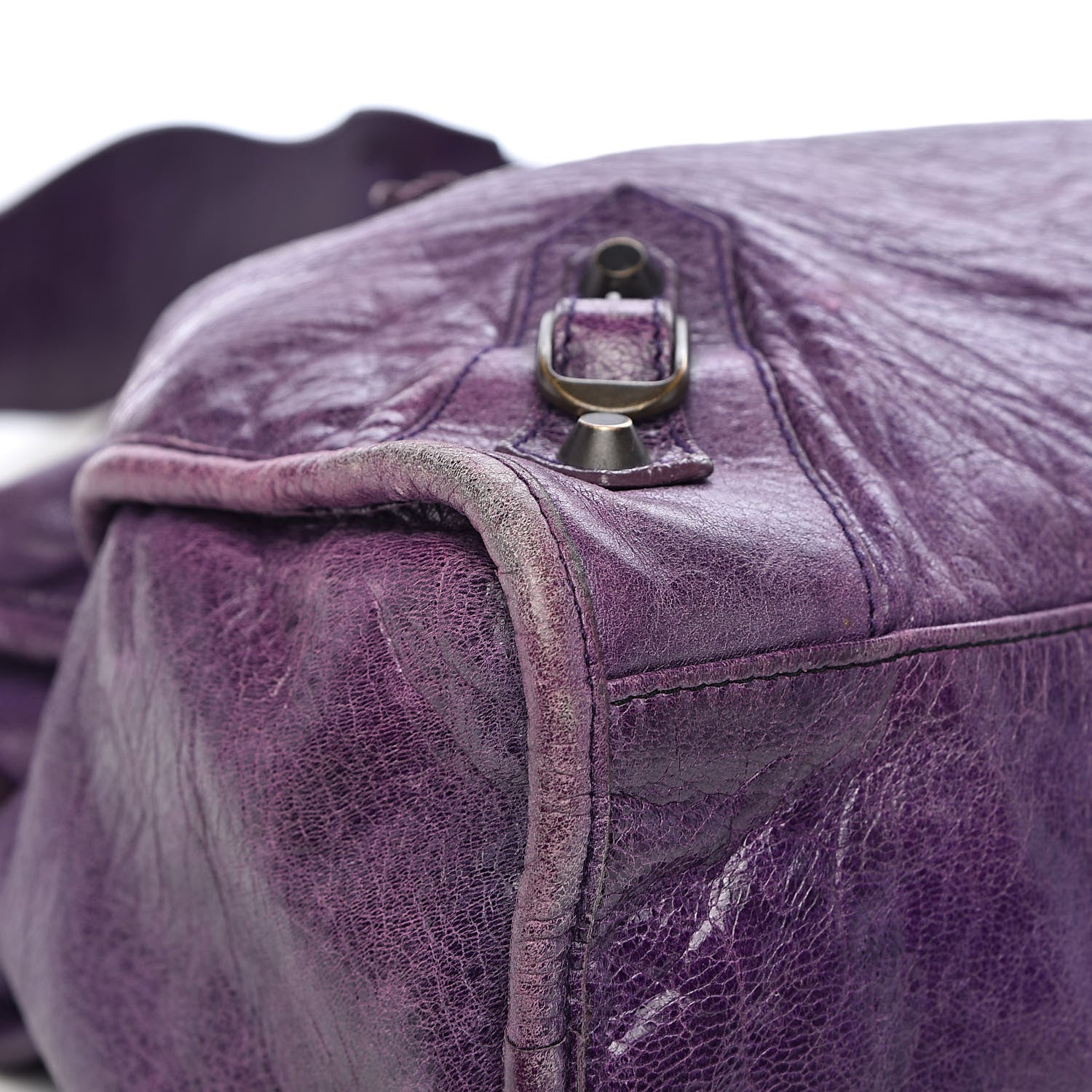 Balenciaga Agneau Classic Hardware City Raisin 13 of 18