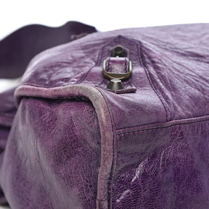 Balenciaga Agneau Classic Hardware City Raisin 13 of 18