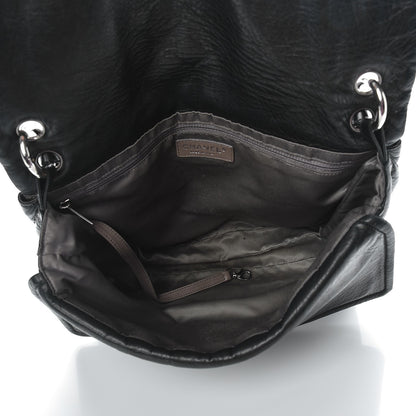 Chanel Lambskin Quilted Padded Envelope Flap Black 5 of 12