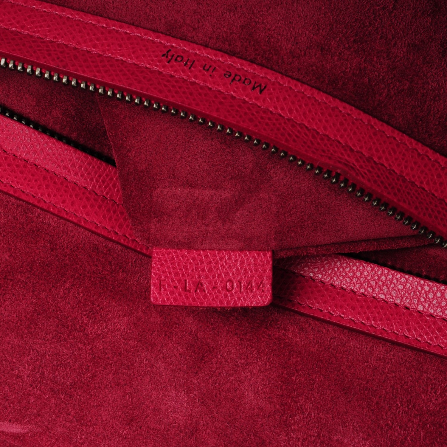 Celine Grained Calfskin Medium Phantom Luggage Fuchsia 7 of 7