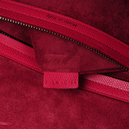 Celine Grained Calfskin Medium Phantom Luggage Fuchsia 7 of 7