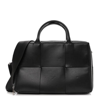 Bottega Veneta Calfskin Maxi Intrecciato Arco Briefcase Black 1 of 11