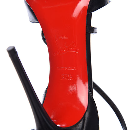 Christian Louboutin Nappa Crossbreche 100 Pumps 35.5 Black 7 of 15