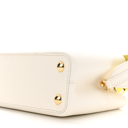 Louis Vuitton Taurillon Capucines BB White Cedrat 8 of 8