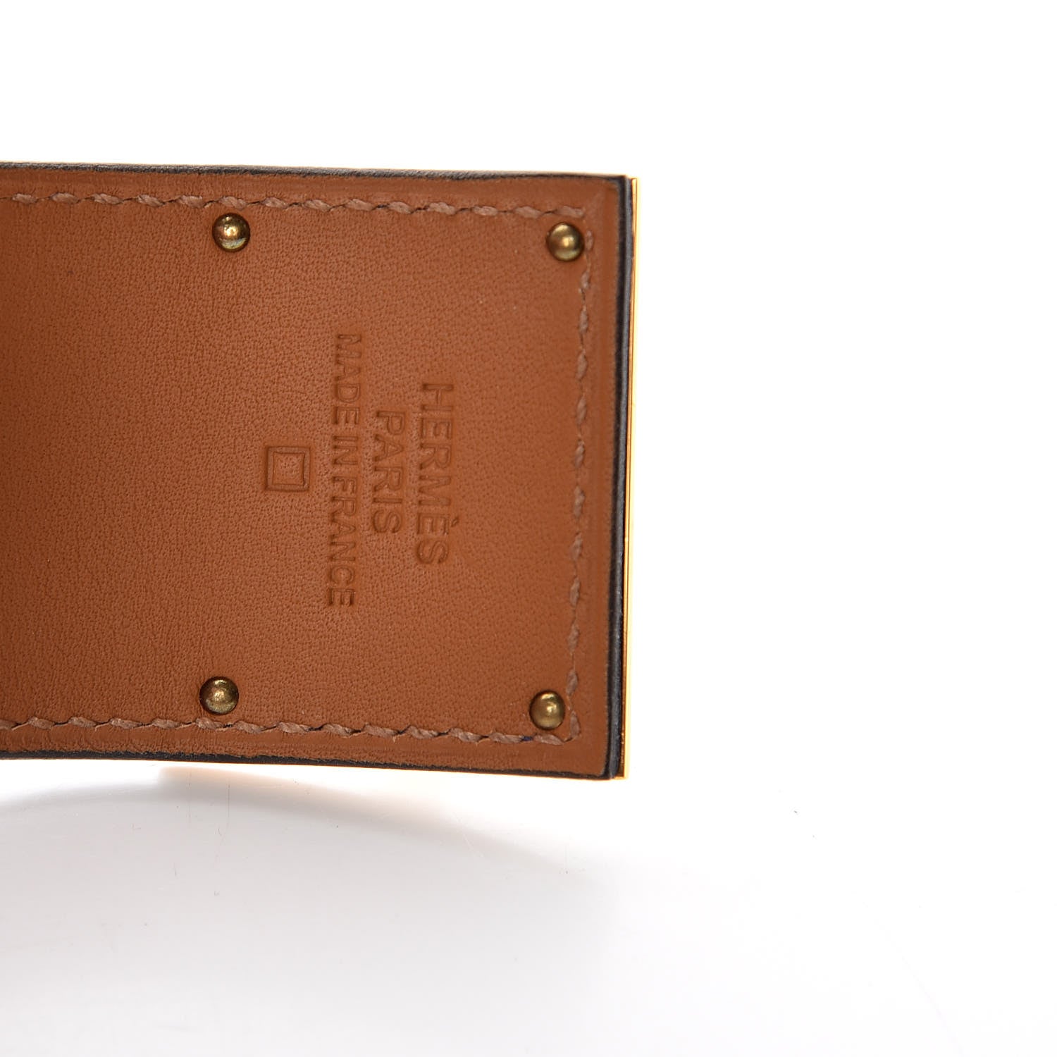 Hermes Shiny Alligator Kelly Dog Cuff Bleu Electrique 4 of 6