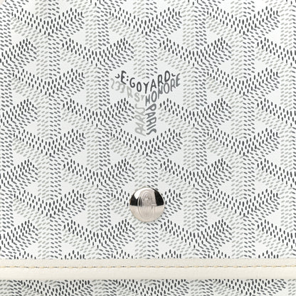 Goyard Goyardine Plumet Wallet Clutch White 9 of 11