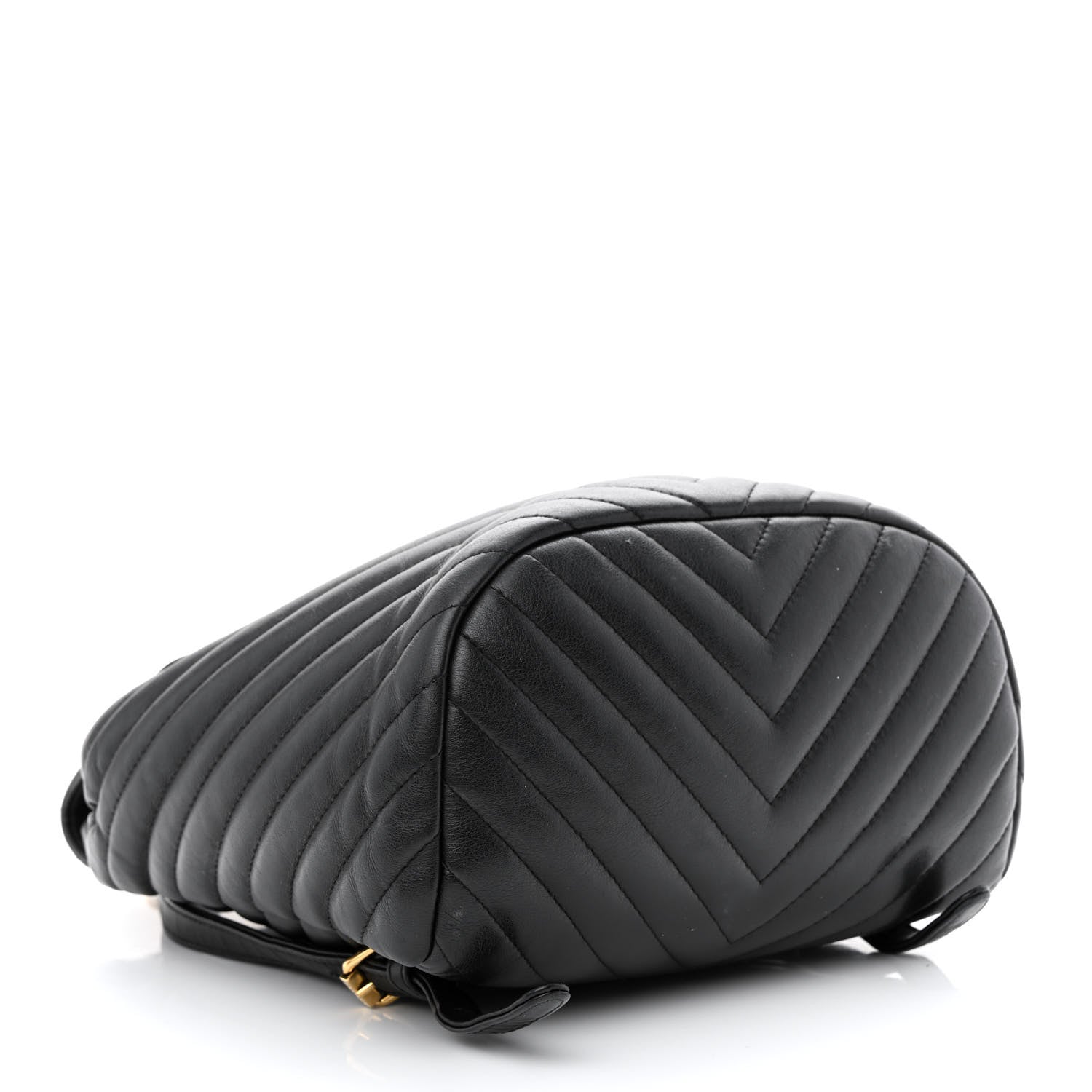 Chanel Calfskin Chevron Quilted Small Urban Spirit Backpack Black 4 of 12