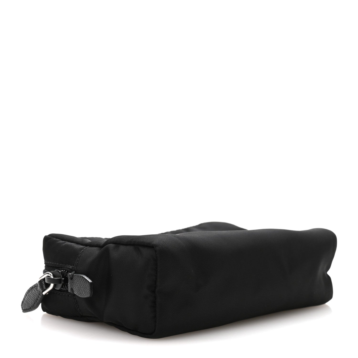 Prada Re-Nylon Saffiano Pouch Wristlet Black 4 of 8