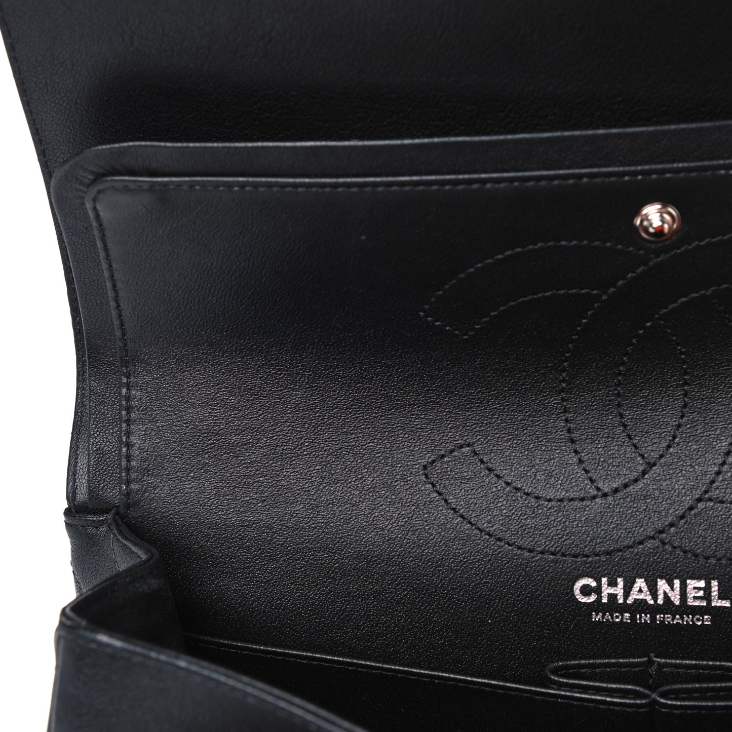 Sheepskin Chevron Quilted 2.55 Reissue 226 Flap So Black
