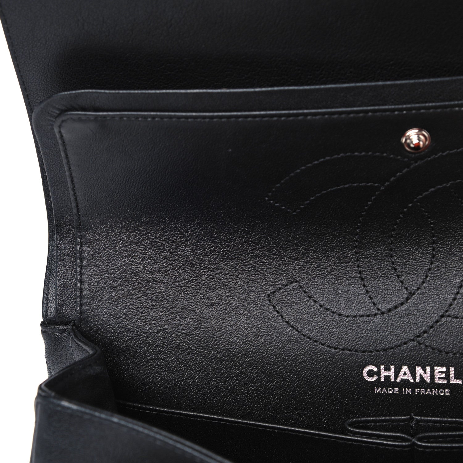 Chanel Sheepskin Chevron Quilted 2.55 Reissue 226 Flap So Black 5 of 7