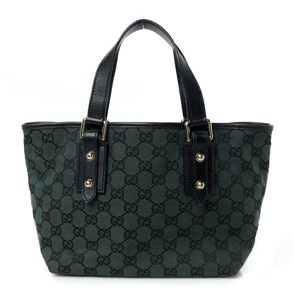 Gucci Monogram Small Jolicoeur Tote Green 1 of 11