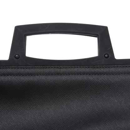 Givenchy Textured Coated Canvas Logo Print Medium Rave Tote Black 8 of 8