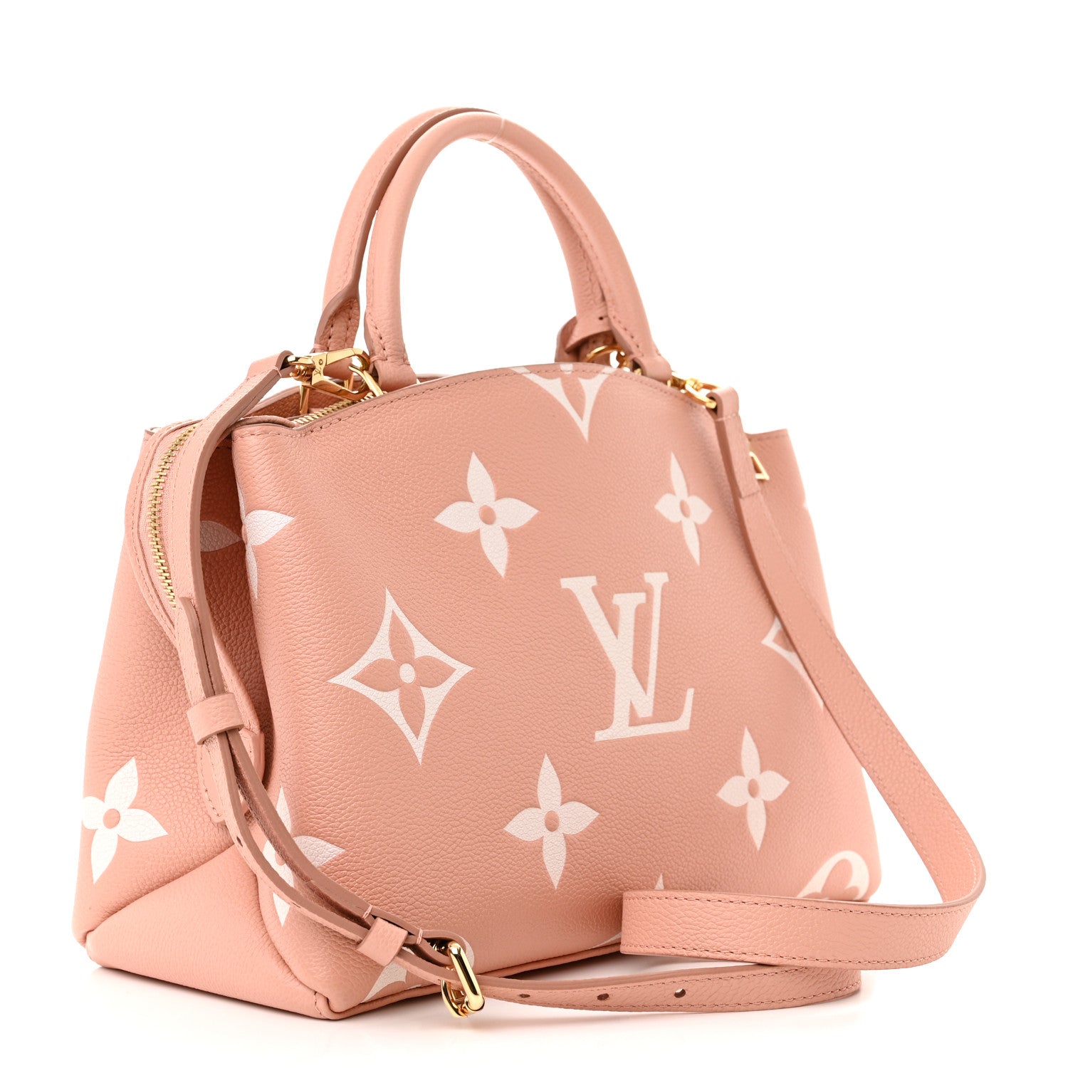 Louis Vuitton Empreinte Monogram Giant Petit Palais Rose Trianon Creme 2 of 9