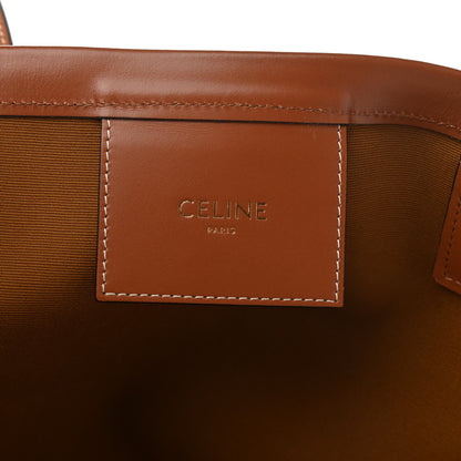 Celine Calfskin Canvas Triomphe Large Couffin White 5 of 9