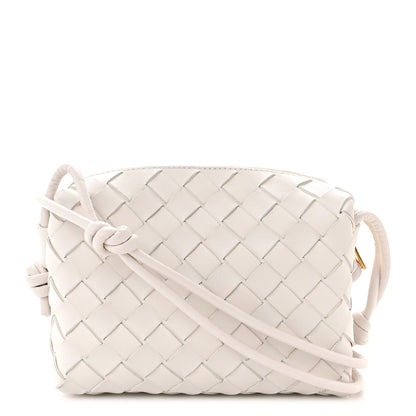 Bottega Veneta Nappa Intrecciato Mini Loop Camera Bag White 1 of 9