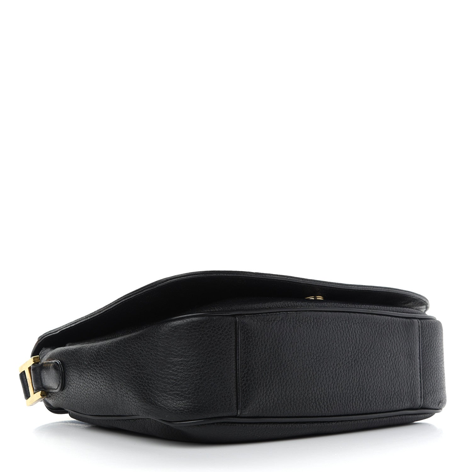 MCM Grained Calfskin Studded Crossbody Bag Black 4 of 11